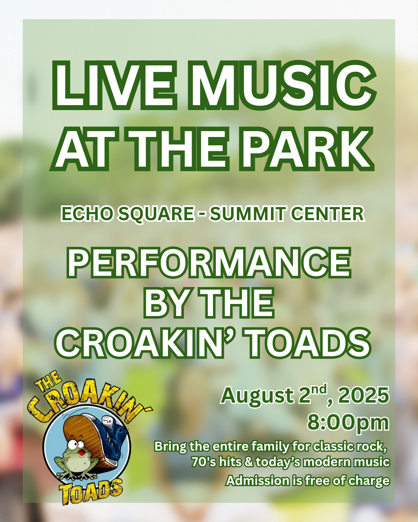Live Music at the Park
